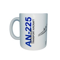 Чашка AN-225, цвет: белый, AVIAMERCH™