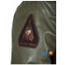 Кожаная куртка бомбер MA1 Tigers olive Art.318, Airborne Apparel™