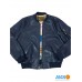 Кожаная куртка бомбер MA1 Tom Cat navy blue Art.319, Airborne Apparel™