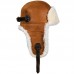 Шапка-ушанка из натуральной овчины Mustang, Art.44, whiskey-white, Airborne Apparel™