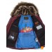 Куртка Аляска кожаная North Pole 94 bordo Art.518, Airborne Apparel™