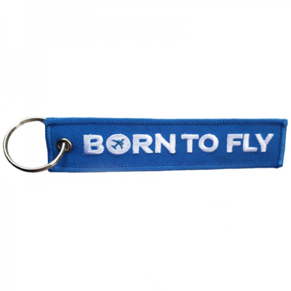 Брелок "Born to fly" blue