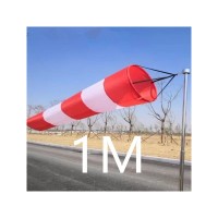 Ветроуказатель - конус 1 м, цвет: красно-белый