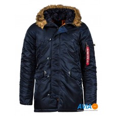 Куртка Slim Fit N-3B Parka синяя Alpha Industries™