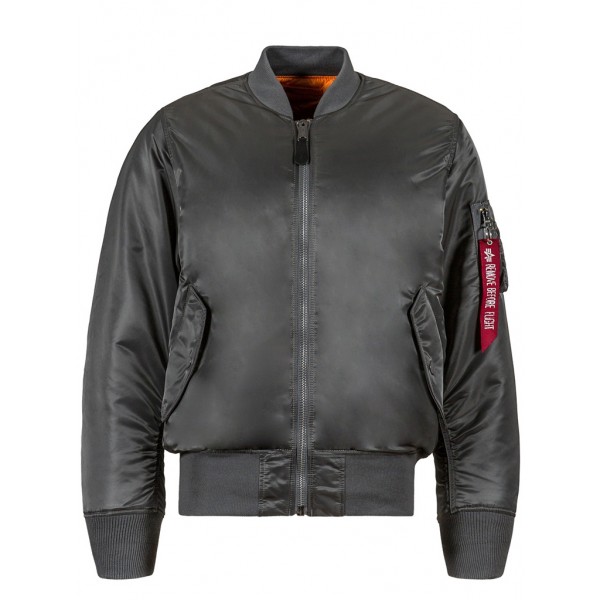 Куртка MA-1 Flight Jacket, gun metal, Alpha Industries™