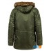 Куртка Slim Fit N-3B Parka, sage, Alpha Industries™