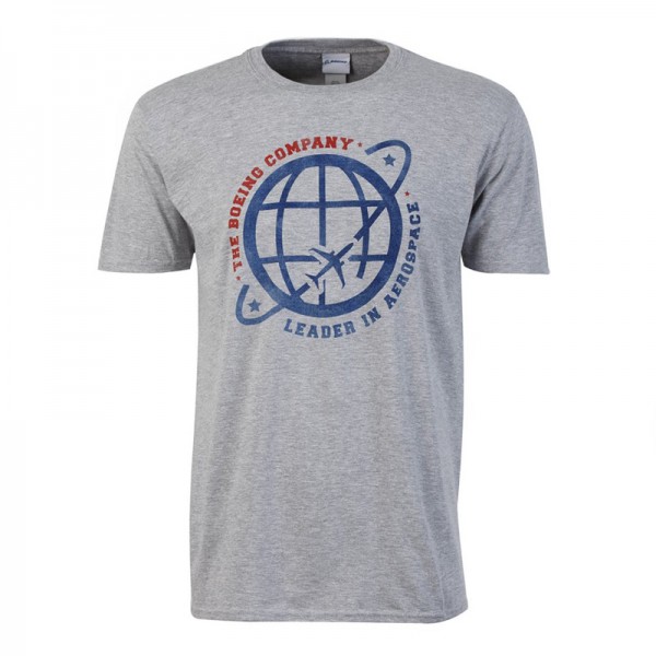 Футболка Boeing™ "Leader in Aerospace T-Shirt", цвет: серый