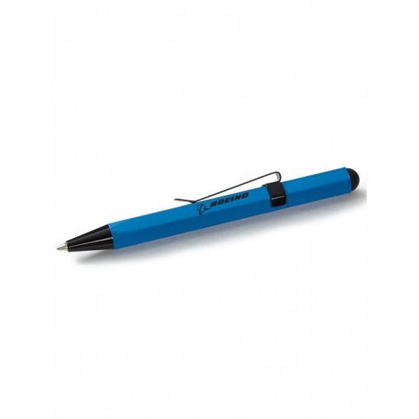 Ручка Boeing™ Mini Hexagonal Twist-Action Ballpoint Pen/Stylus, blue