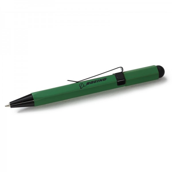 Ручка Boeing™ Mini Hexagonal Twist-Action Ballpoint Pen/Stylus, green