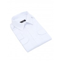 Рубашка (сорочка) форменная с длинным рукавом на поясе белая "Standart long" CODIRISE™