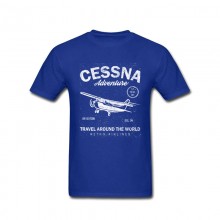 Футболка "Cessna" Цвет: blue