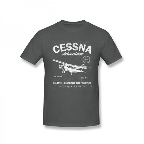 Футболка "Cessna" Цвет: dark-grey