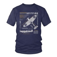Футболка "Spitfire" Цвет: navy blue