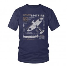 Футболка "Spitfire" Цвет: navy blue