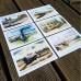 Набор из 6 авиационных открыток