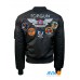 Куртка-бомбер Top Gun™ Official MA-1 "WINGS" bomber jacket with patches, black