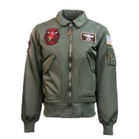 Куртка Top Gun™ CWU-45 Flight Jacket with patches TGJ1900, olive